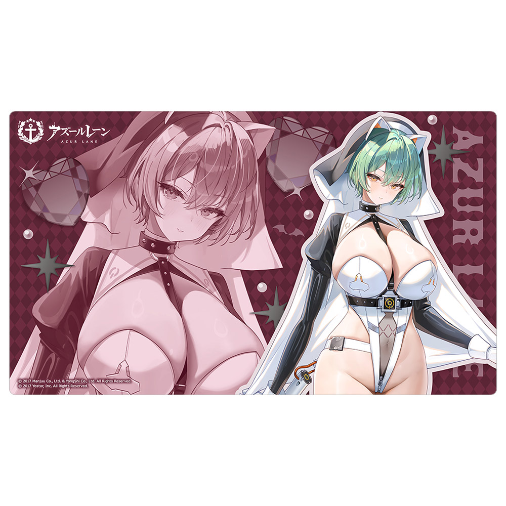 "Azur Lane" Original Illustration Rubber Mat Admiral Nakhimov / Succubus Sister