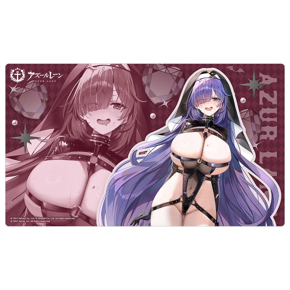 "Azur Lane" Original Illustration Rubber Mat Mogador / Succubus Sister