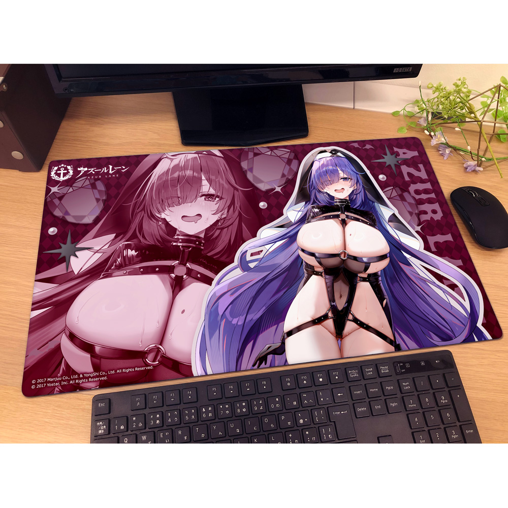 "Azur Lane" Original Illustration Rubber Mat Mogador / Succubus Sister