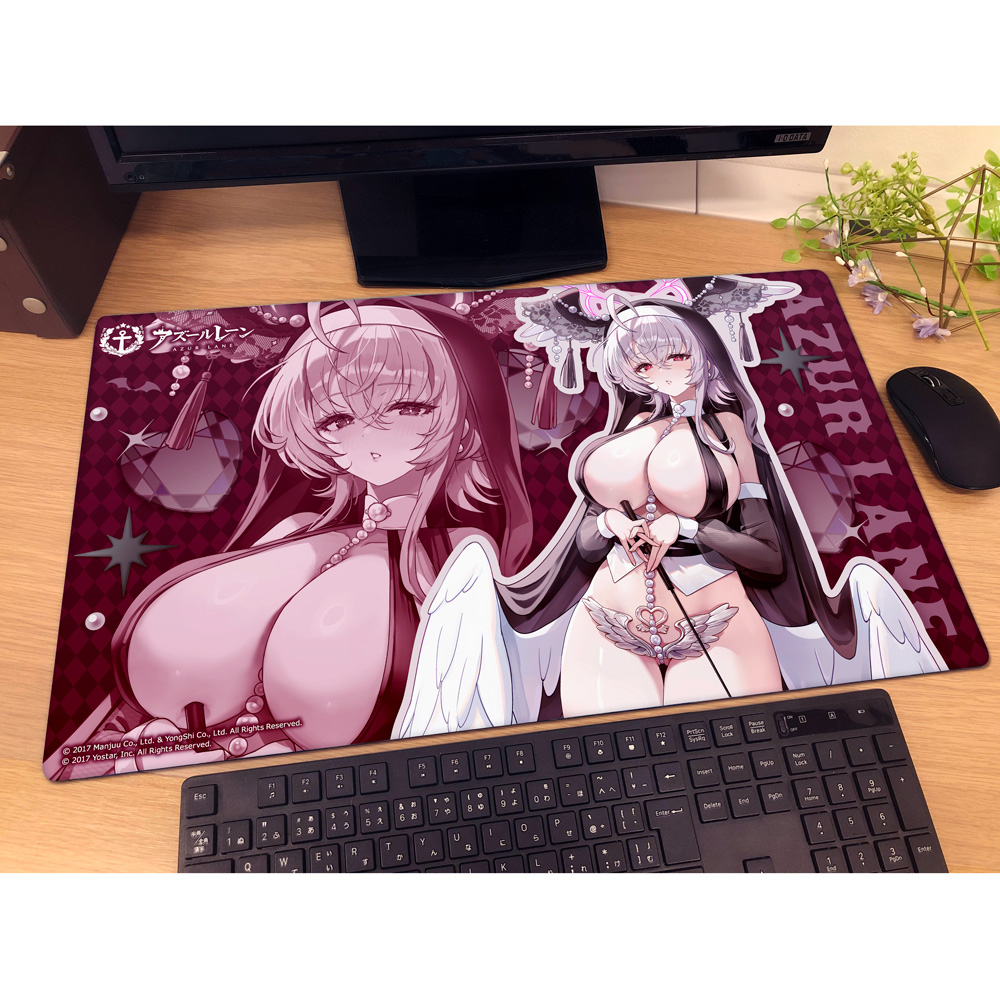 "Azur Lane" Original Illustration Rubber Mat Pearl / Succubus Sister