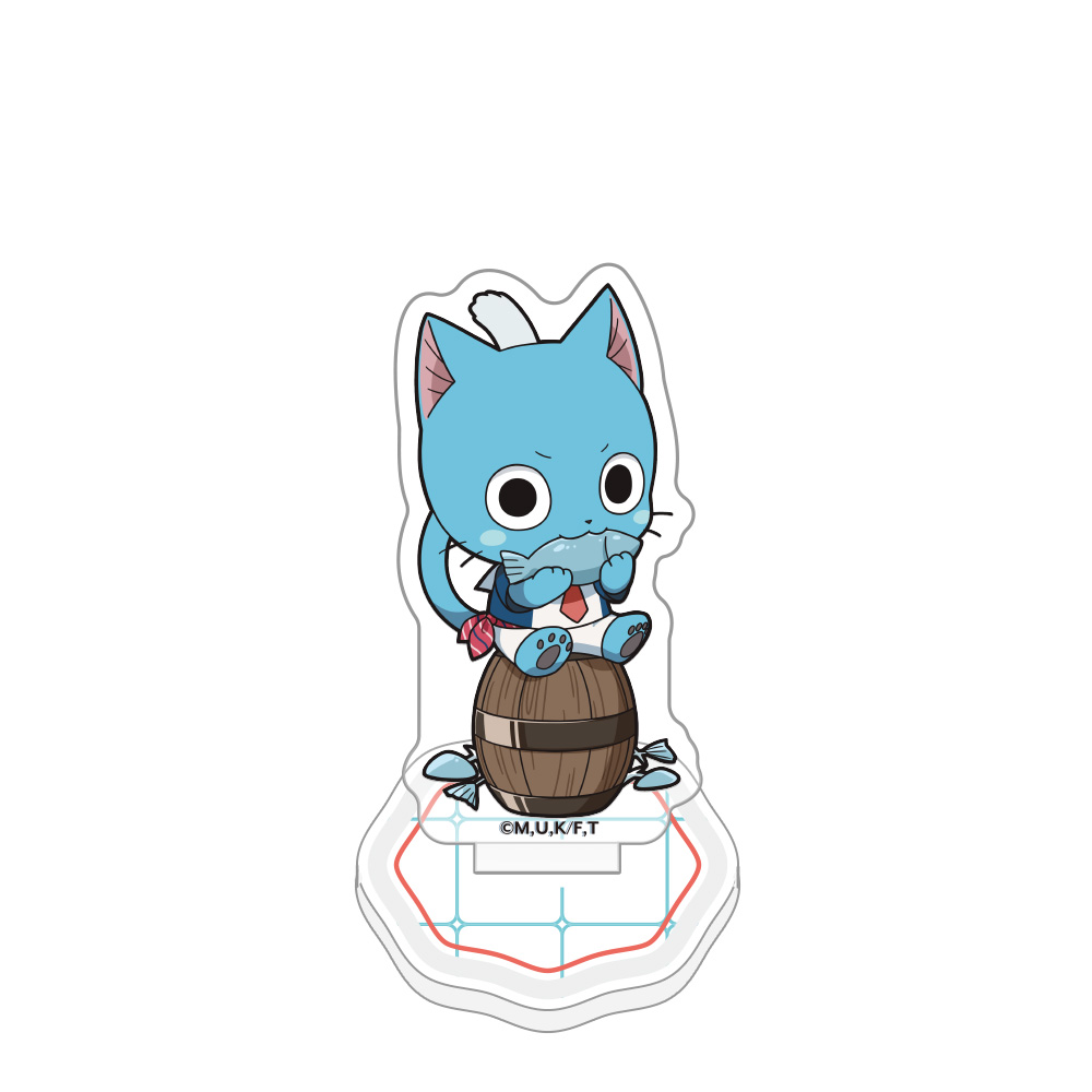 "Fairy Tail 100 Years Quest" Acrylic Stand Happy / Marine Look