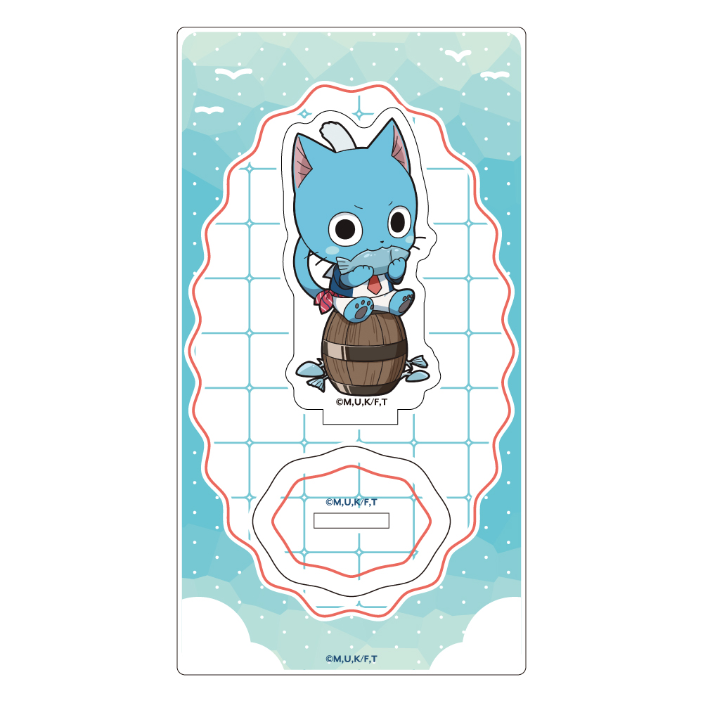 "Fairy Tail 100 Years Quest" Acrylic Stand Happy / Marine Look
