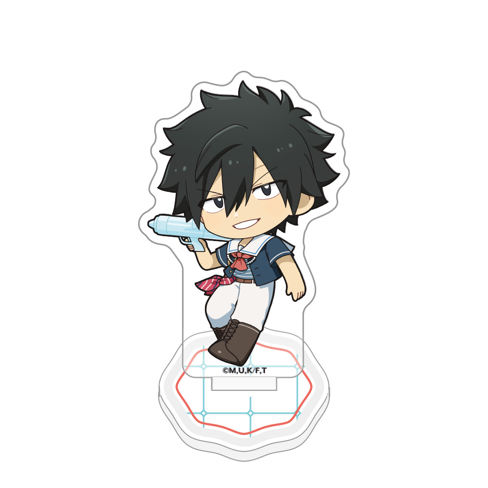 "Fairy Tail 100 Years Quest" Acrylic Stand Gray / Marine Look