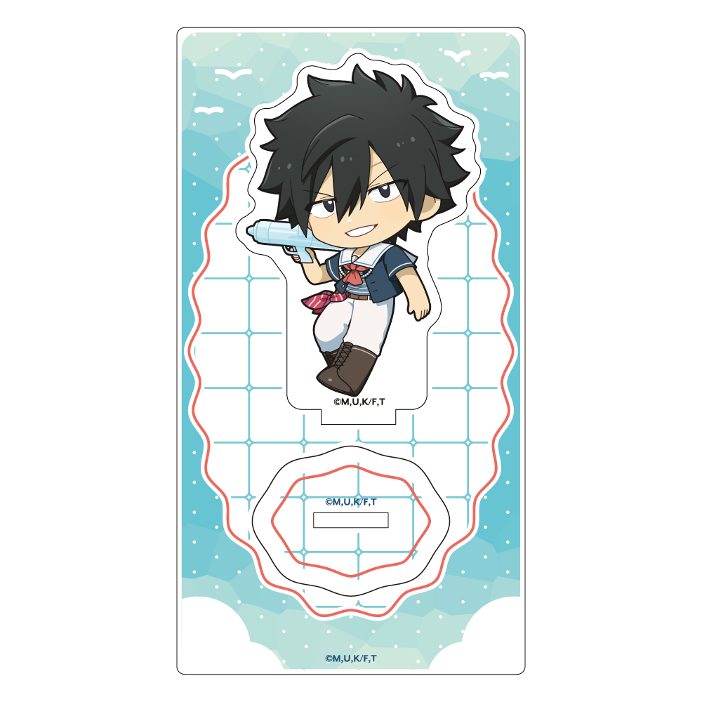 "Fairy Tail 100 Years Quest" Acrylic Stand Gray / Marine Look