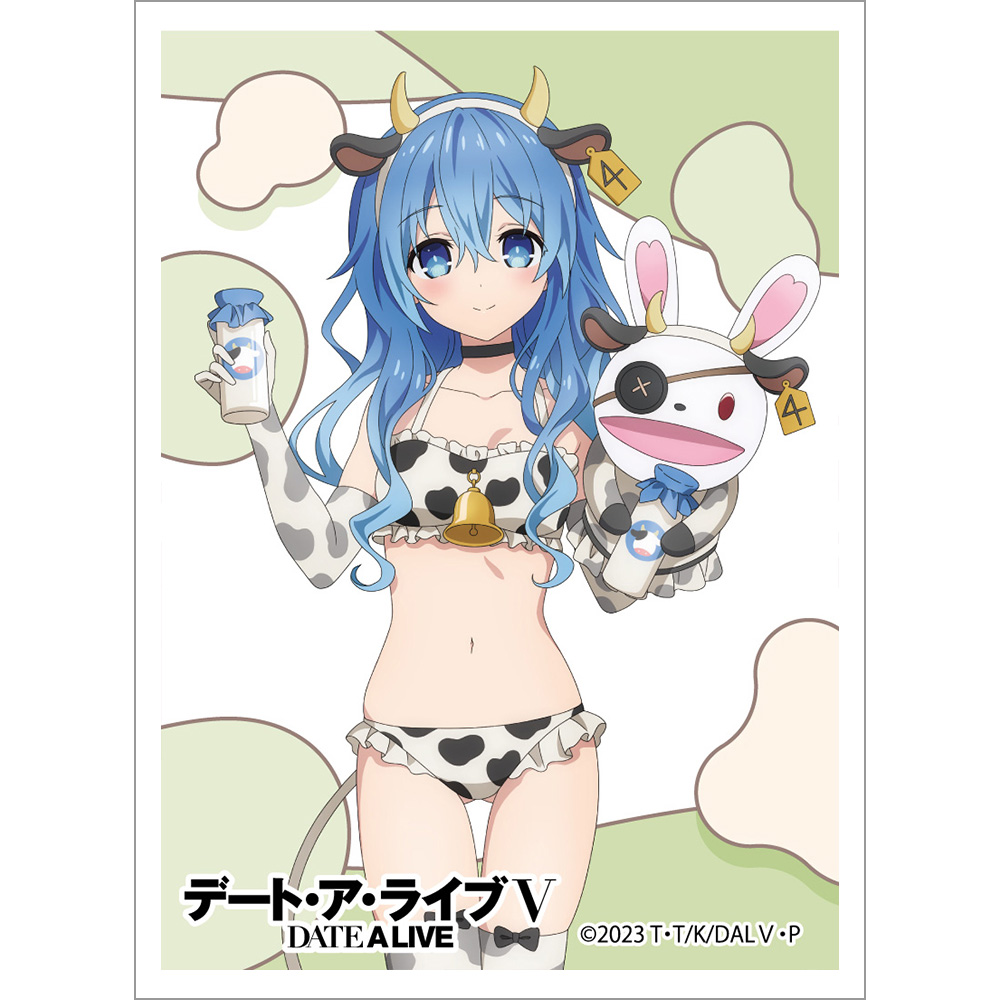 "Date A Live V" Original Illustration Sleeve Yoshino / Cow Pattern Swimwear