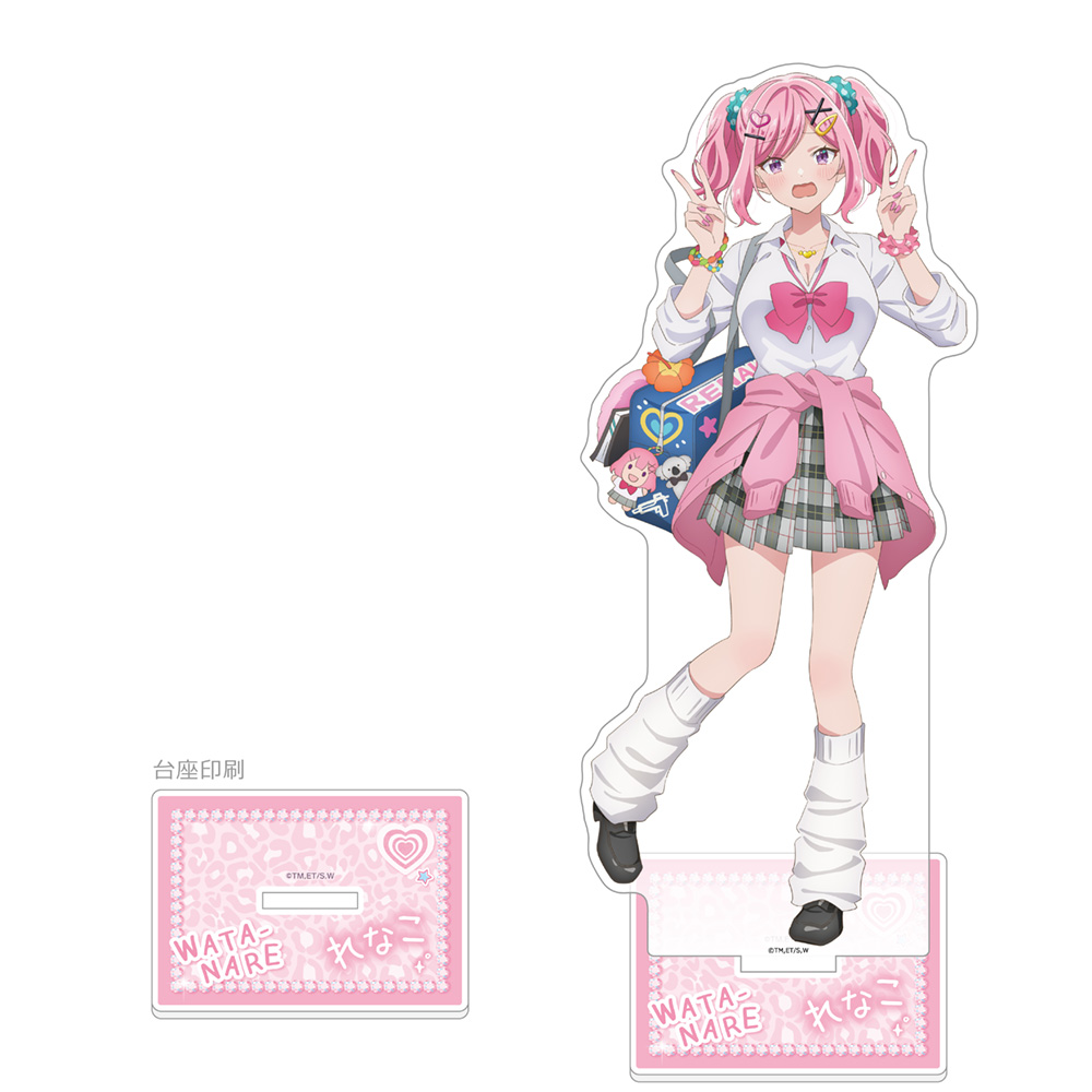 "There's No Freaking Way I'll be Your Lover! Unless..." Original Illustration Extra Large Acrylic Stand Amaori Renako / Heisei Gal Ver.