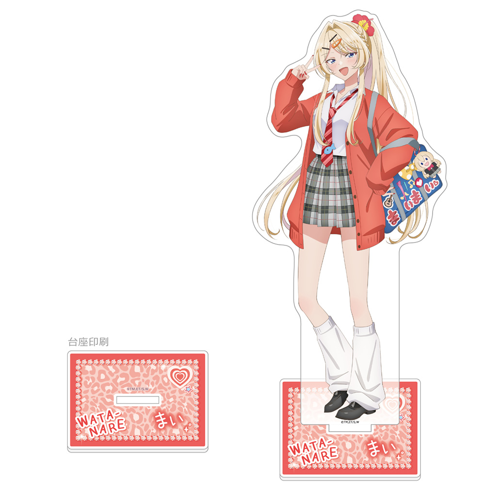 "There's No Freaking Way I'll be Your Lover! Unless..." Original Illustration Extra Large Acrylic Stand Ouduka Mai / Heisei Gal Ver.