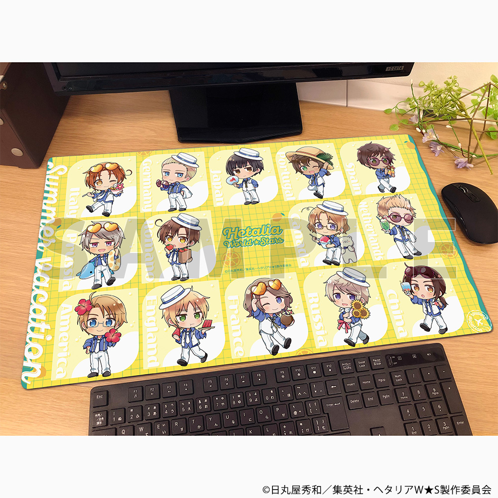 "Hetalia World Stars" Rubber Mat Summer Vacation