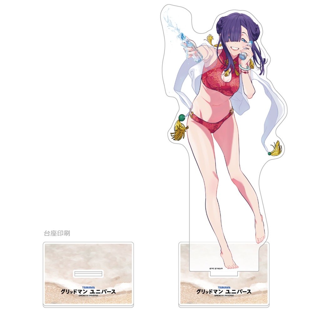 "GRIDMAN UNIVERSE" Original Illustration Extra Large Acrylic Stand Hime / Swimwear