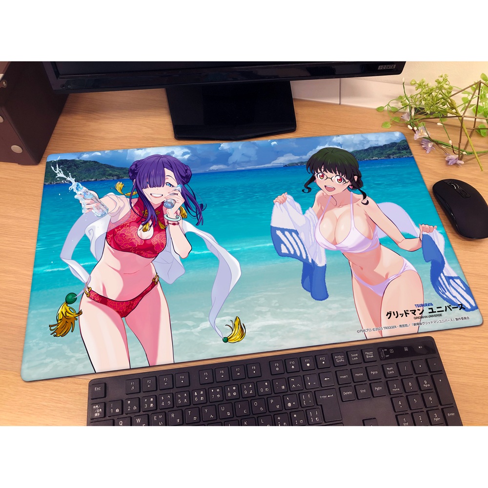 "GRIDMAN UNIVERSE" Original Illustration Rubber Mat The 2nd & Hime / Swimwear