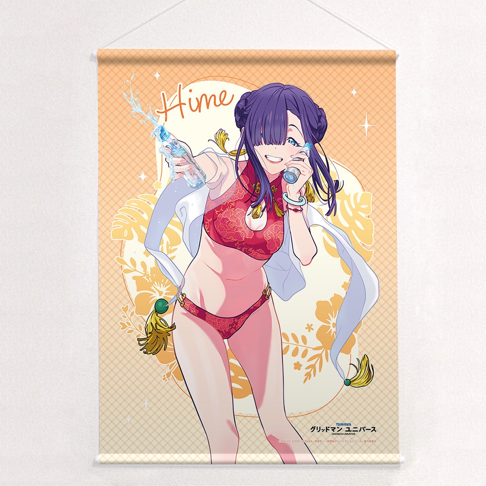 "GRIDMAN UNIVERSE" Original Illustration B2 Tapestry Hime / Swimwear W Suede