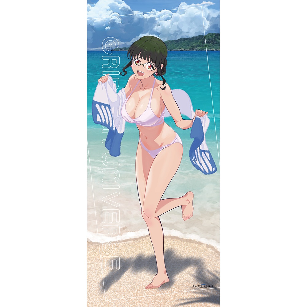"GRIDMAN UNIVERSE" Original Illustration Extra Large Tapestry The 2nd / Swimwear