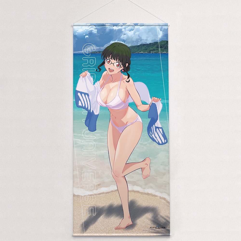 "GRIDMAN UNIVERSE" Original Illustration Extra Large Tapestry The 2nd / Swimwear