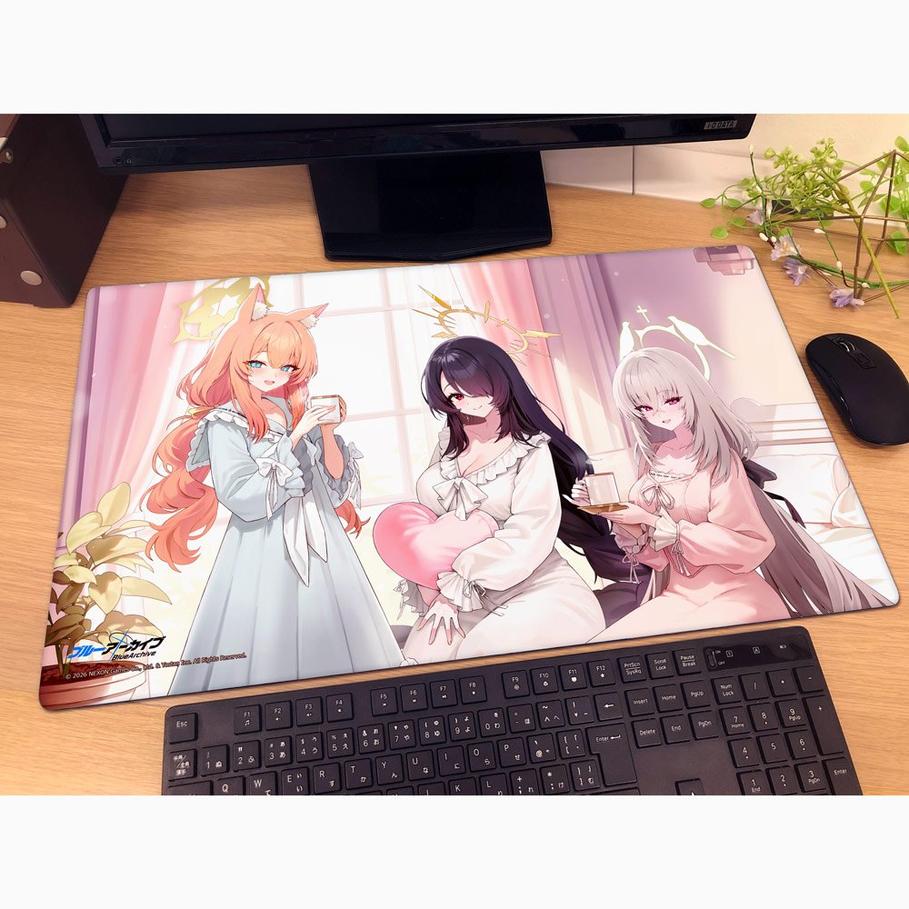 "Blue Archive" Original Illustration Rubber Mat Sisterhood / Room Wear
