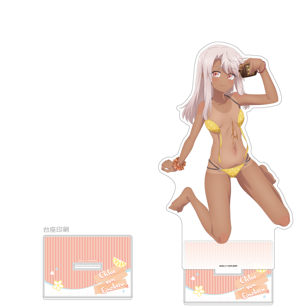 "Fate/kaleid liner Prisma Illya: Licht - The Nameless Girl" Original Illustration Extra Large Acrylic Stand Chloe / Sunburn