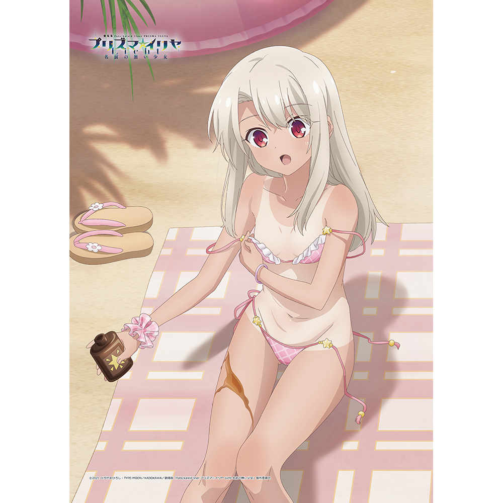 "Fate/kaleid liner Prisma Illya: Licht - The Nameless Girl" Original Illustration B2 Tapestry Illya / Sunburn W Suede
