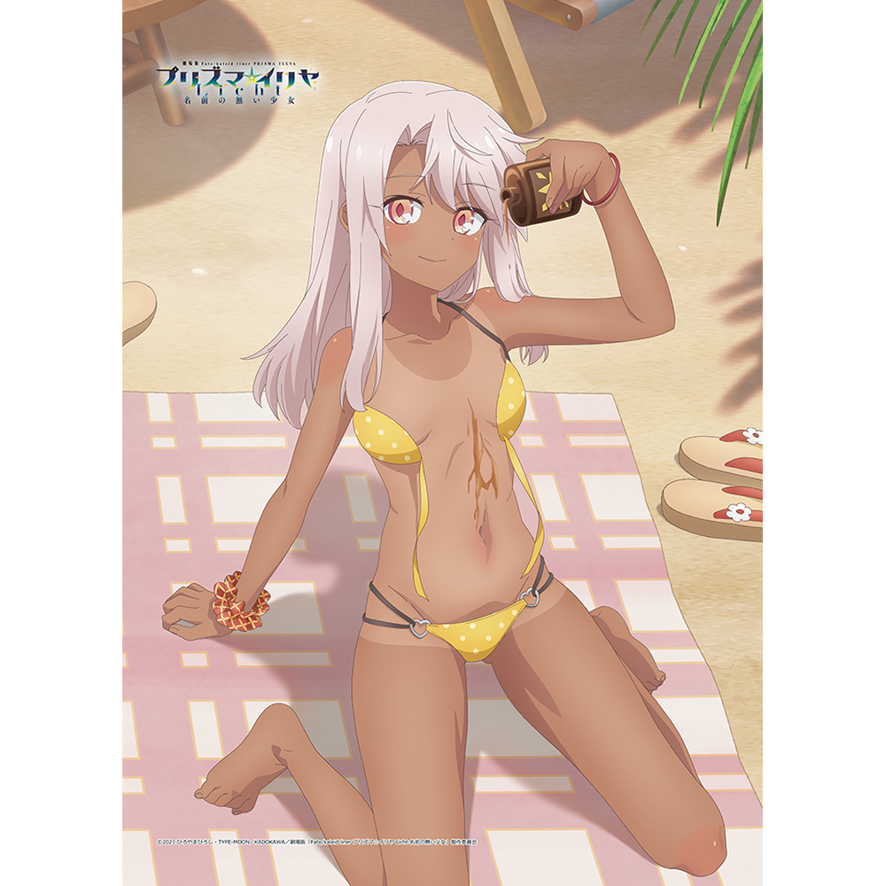 "Fate/kaleid liner Prisma Illya: Licht - The Nameless Girl" Original Illustration B2 Tapestry Chloe / Sunburn W Suede