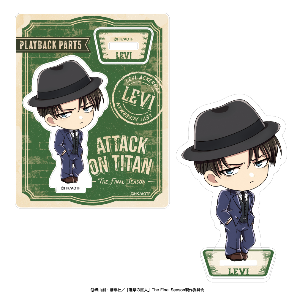 "Attack on Titan" Acrylic Stand Play Back Part 5 Levi
