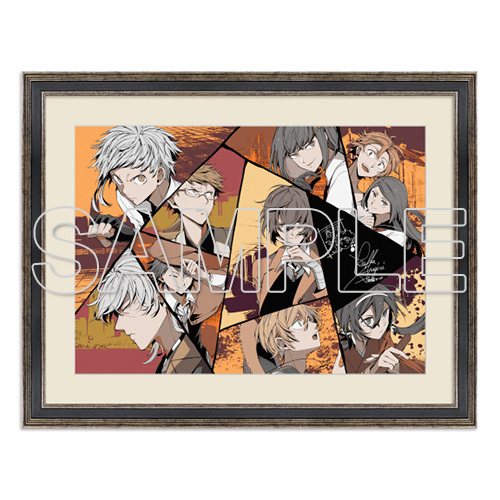 "Bungo Stray Dogs" Duplicate Autographed Color Replicate Genga A