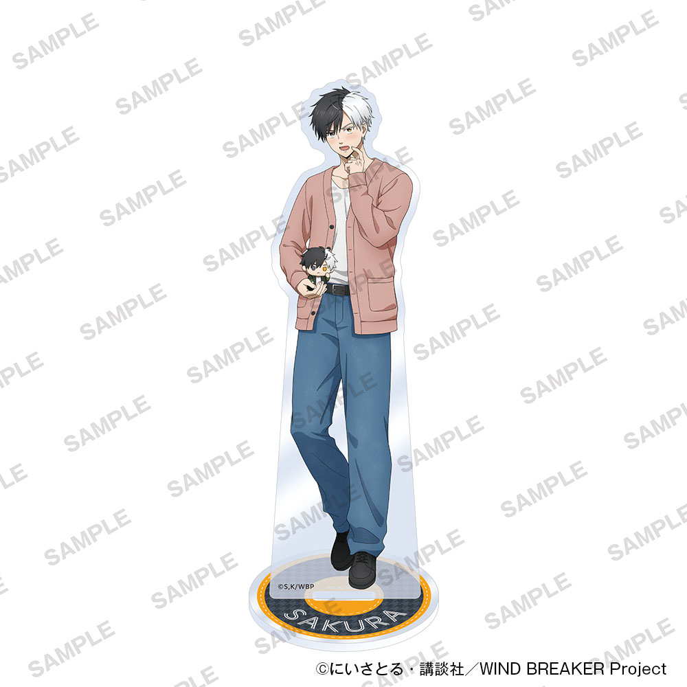 "Wind Breaker" Acrylic Stand with Plush Ver. Sakura Haruka