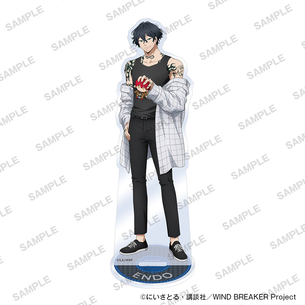 "Wind Breaker" Acrylic Stand with Plush Ver. Endo Yamato