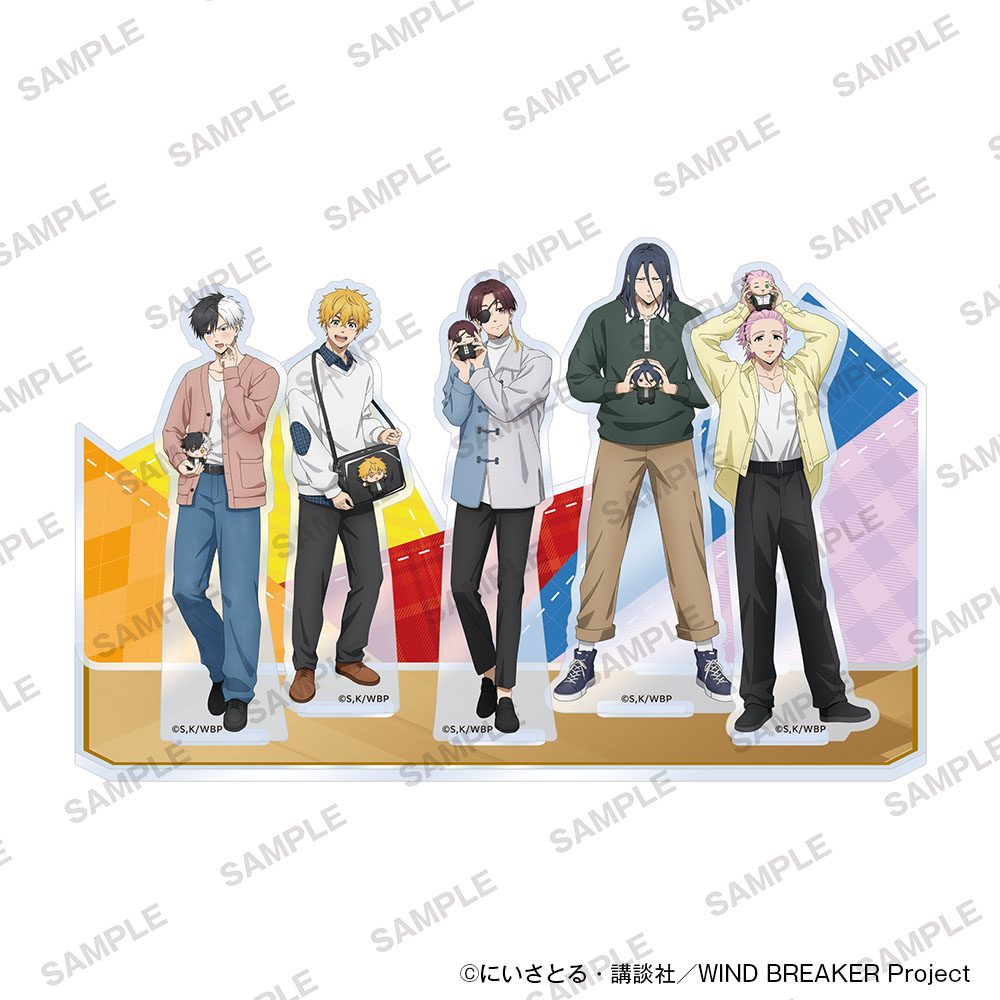 "Wind Breaker" Acrylic Diorama with Plush Ver. A