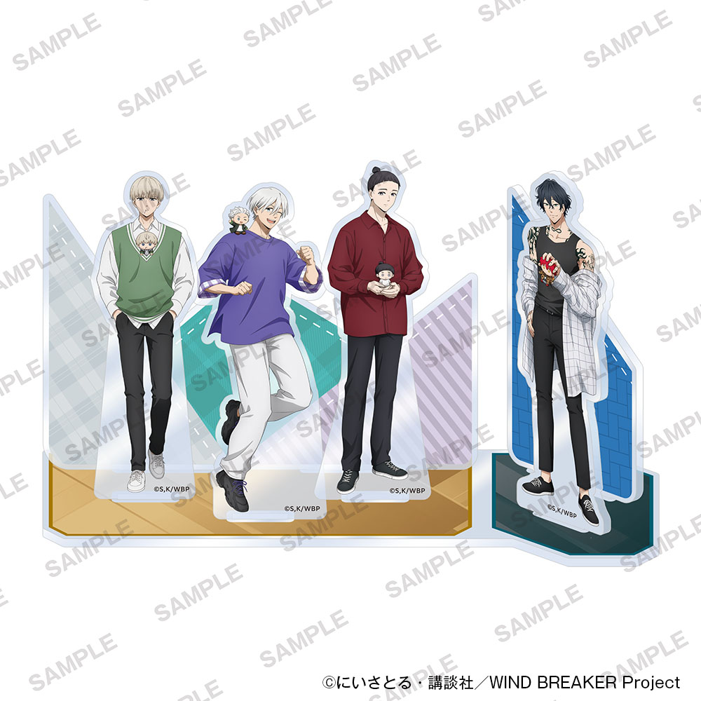 "Wind Breaker" Acrylic Diorama with Plush Ver. B