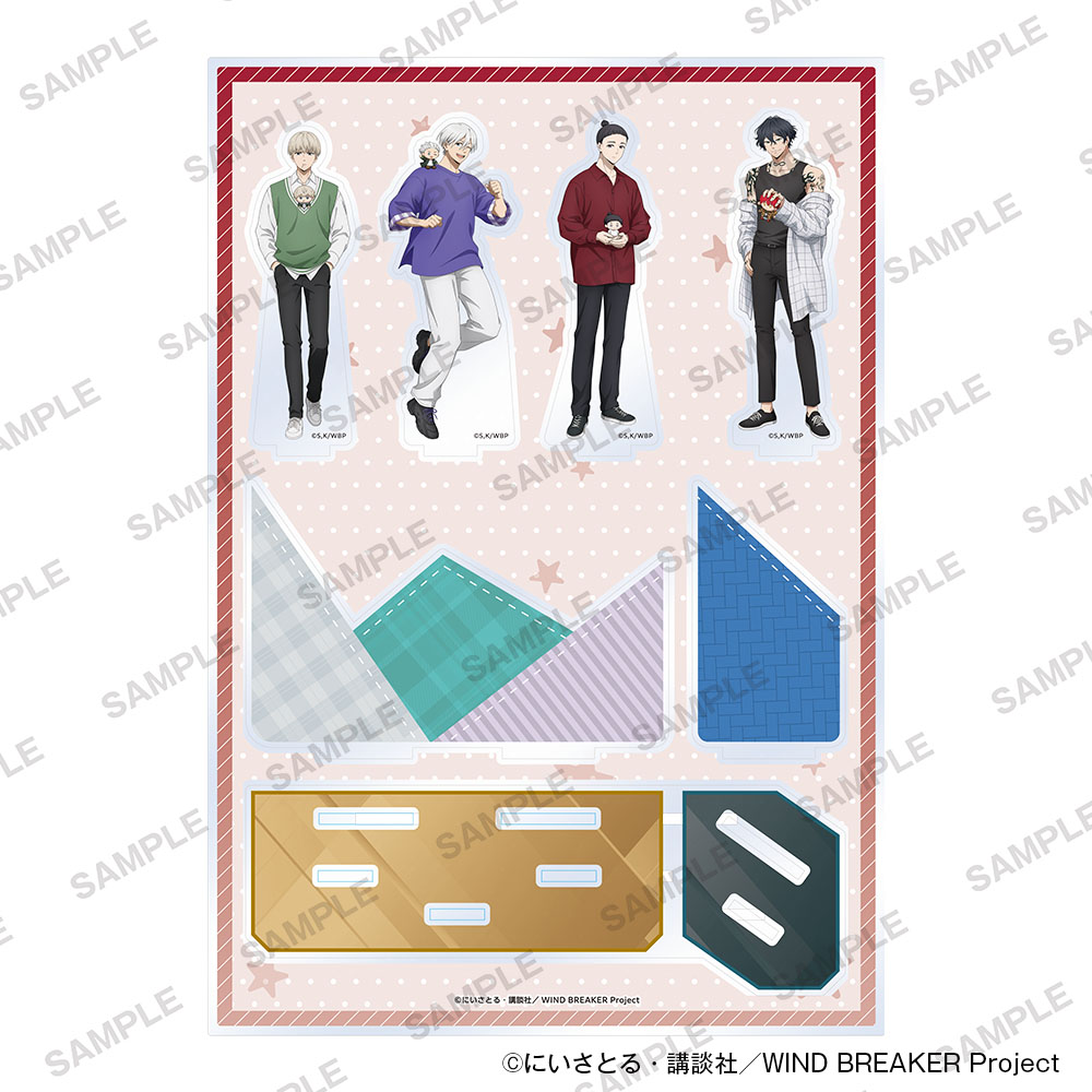 "Wind Breaker" Acrylic Diorama with Plush Ver. B