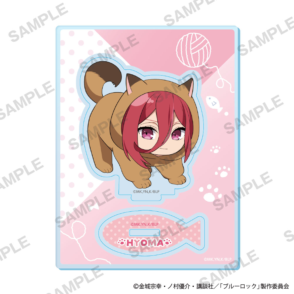 "Blue Lock" Mini Character Acrylic Stand Kigurumi Cat Ver. Chigiri Hyoma