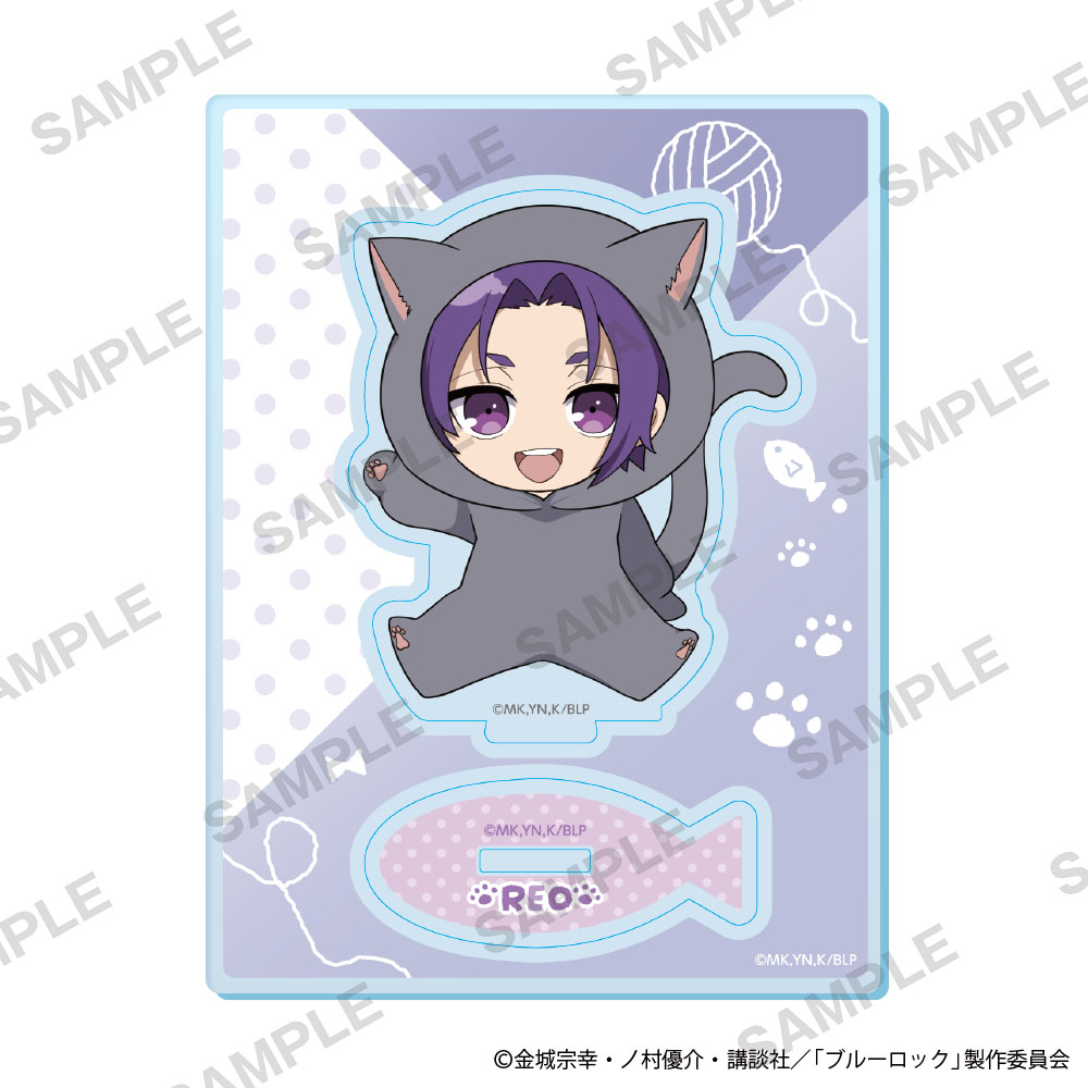 "Blue Lock" Mini Character Acrylic Stand Kigurumi Cat Ver. Mikage Reo