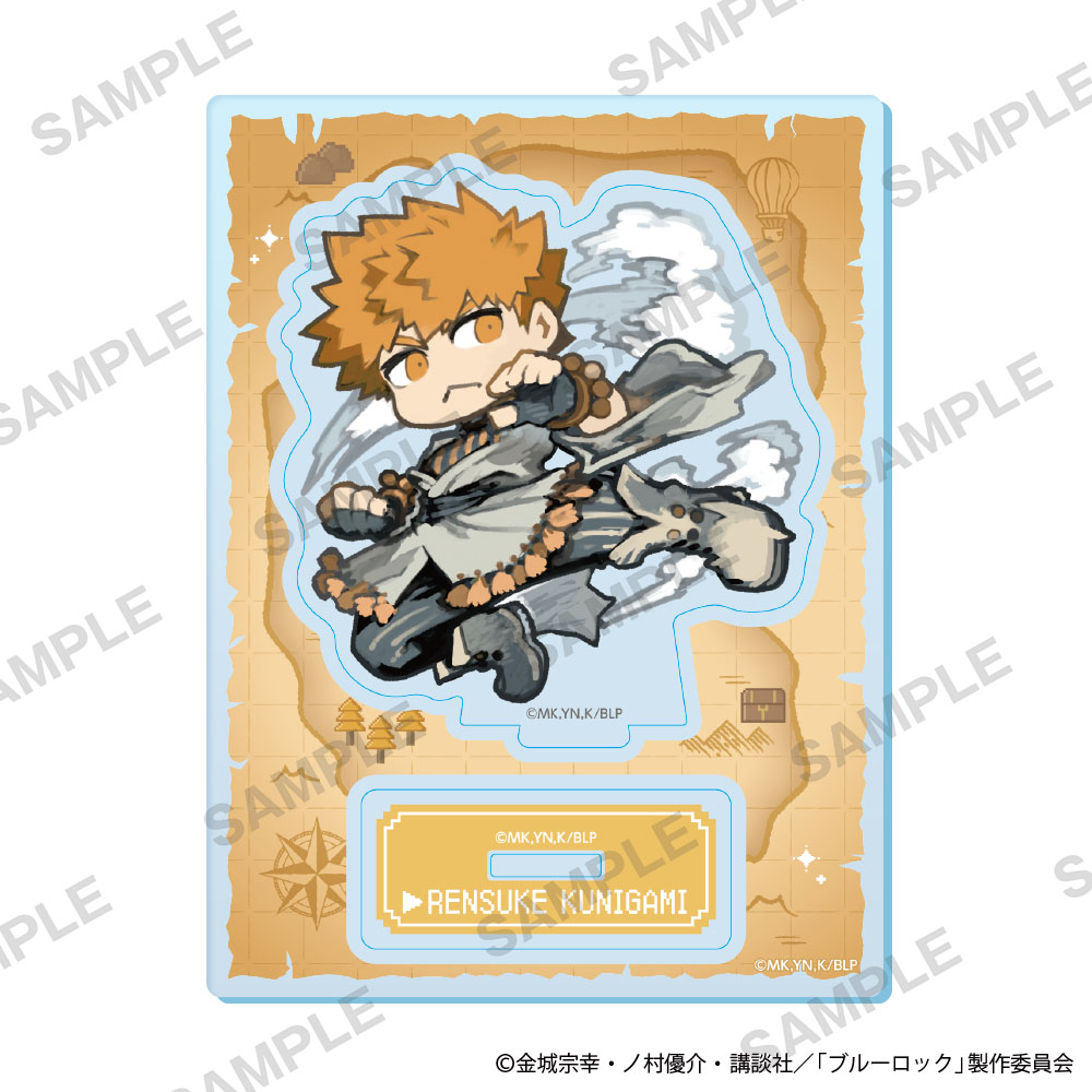 "Blue Lock" Mini Character Acrylic Stand Role-playing Ver. Kunigami Rensuke