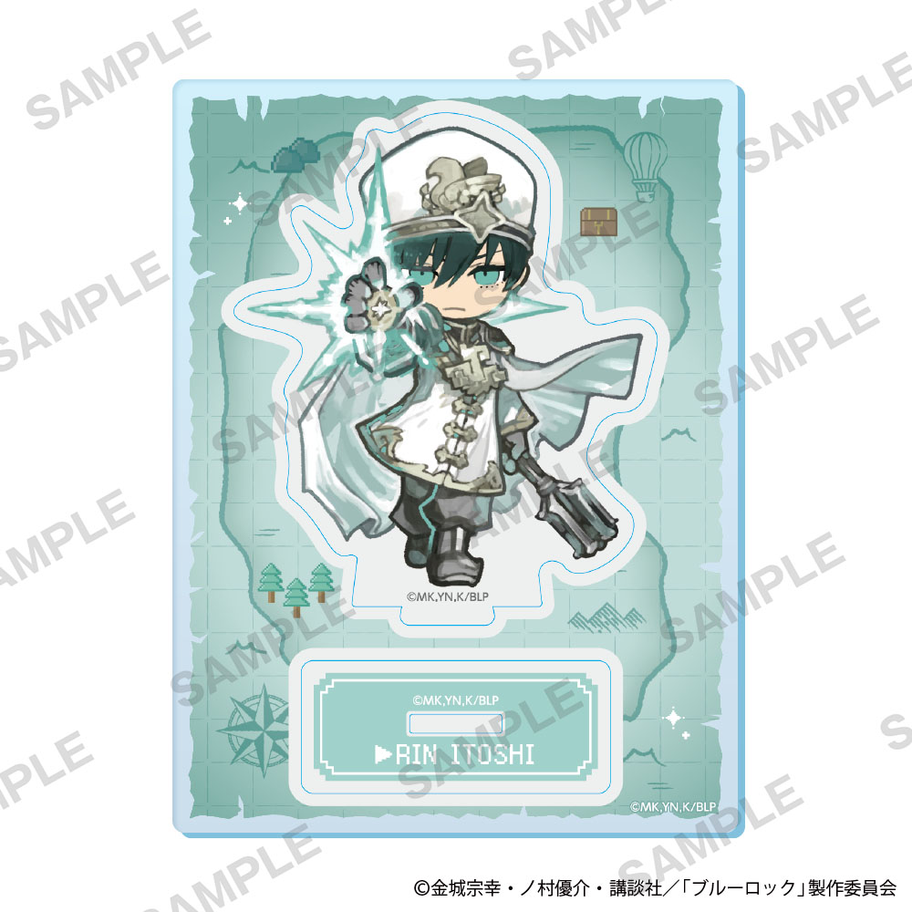 "Blue Lock" Mini Character Acrylic Stand Role-playing Ver. Itoshi Rin