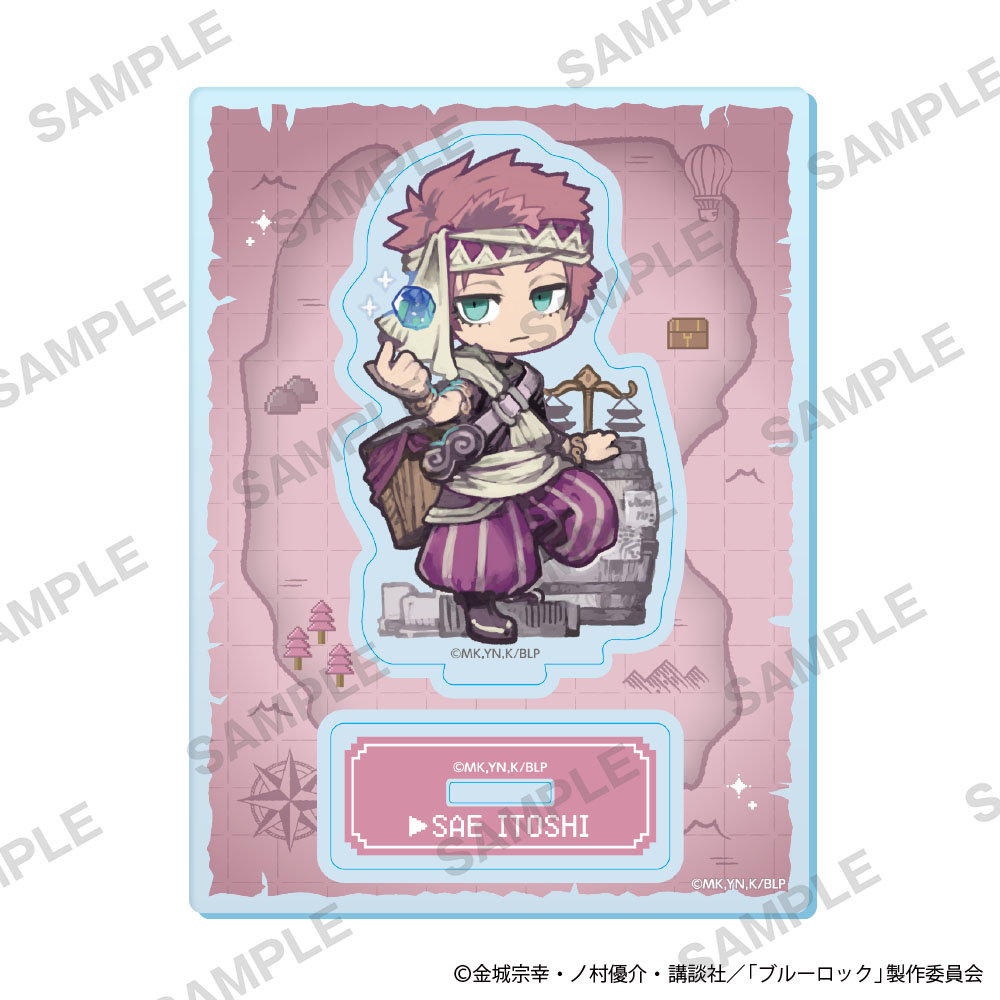 "Blue Lock" Mini Character Acrylic Stand Role-playing Ver. Itoshi Sae