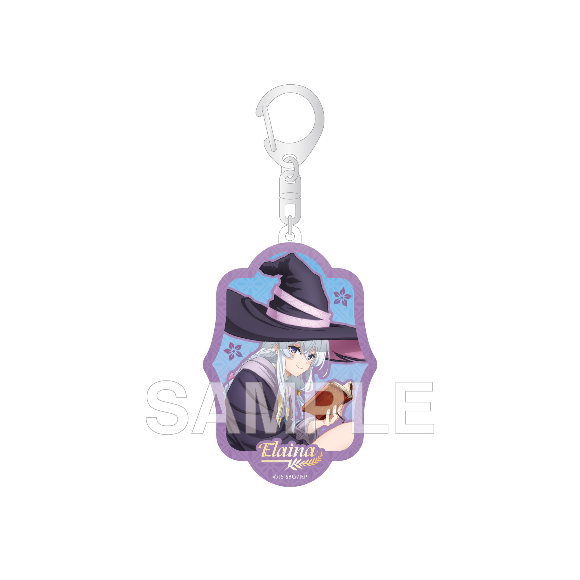 "The Journey of Elaina" Kirakira Acrylic Key Chain Anime 5th Anniversary Original Illustration Elaina