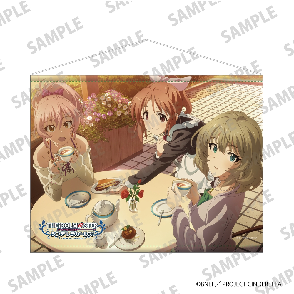 "The Idolmaster Cinderella Girls" B2 Tapestry Abe Nana & Jougasaki Mika & Takagaki Kaede