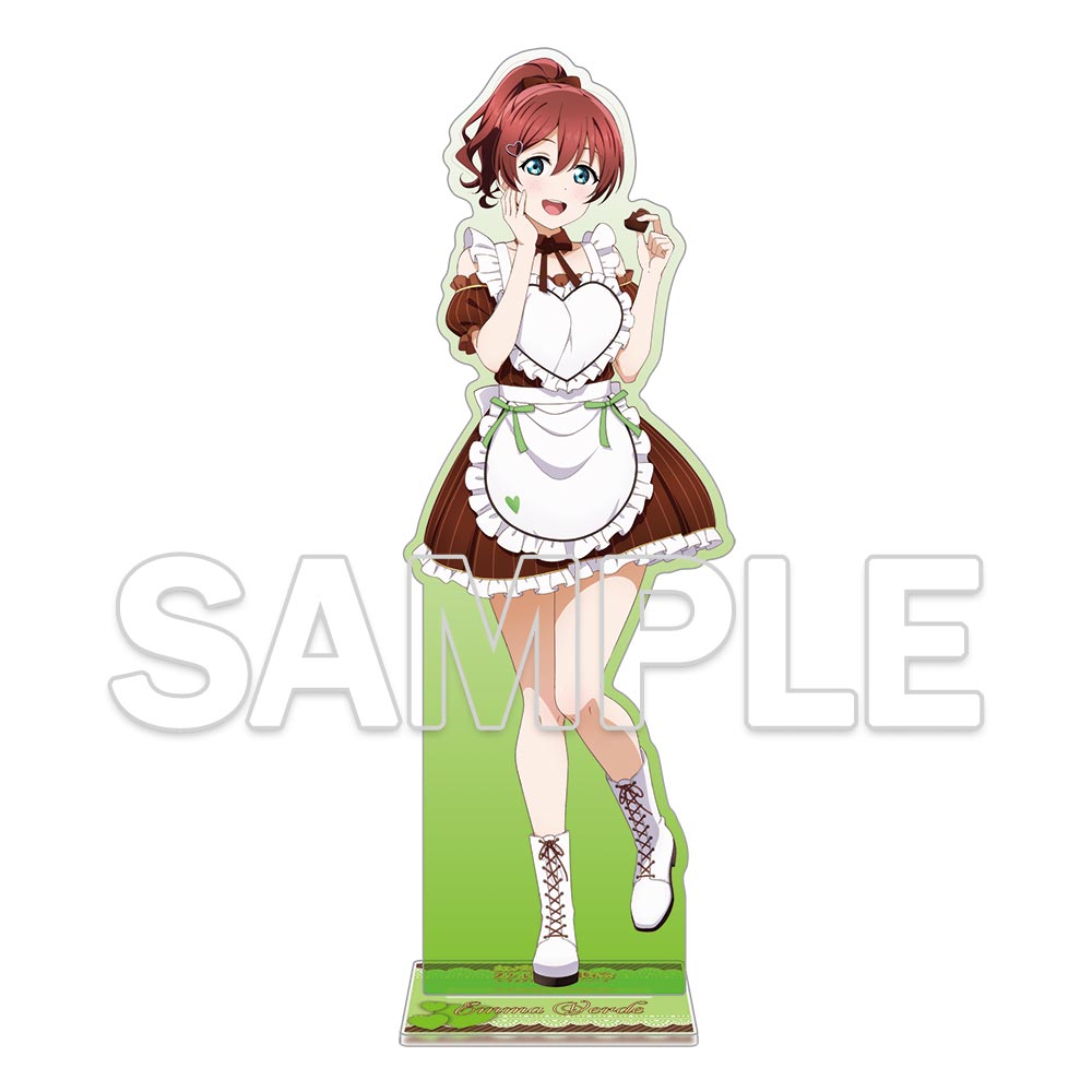 "Love Live! Nijigasaki High School Idol Club" Big Acrylic Stand Ver. Valentine2026 Emma Verde