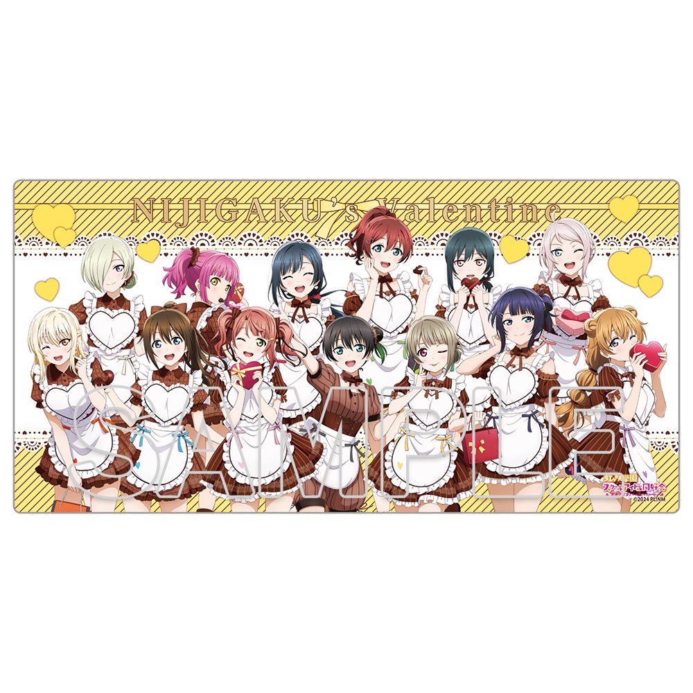 "Love Live! Nijigasaki High School Idol Club" Desk Mat Ver. Valentine2026