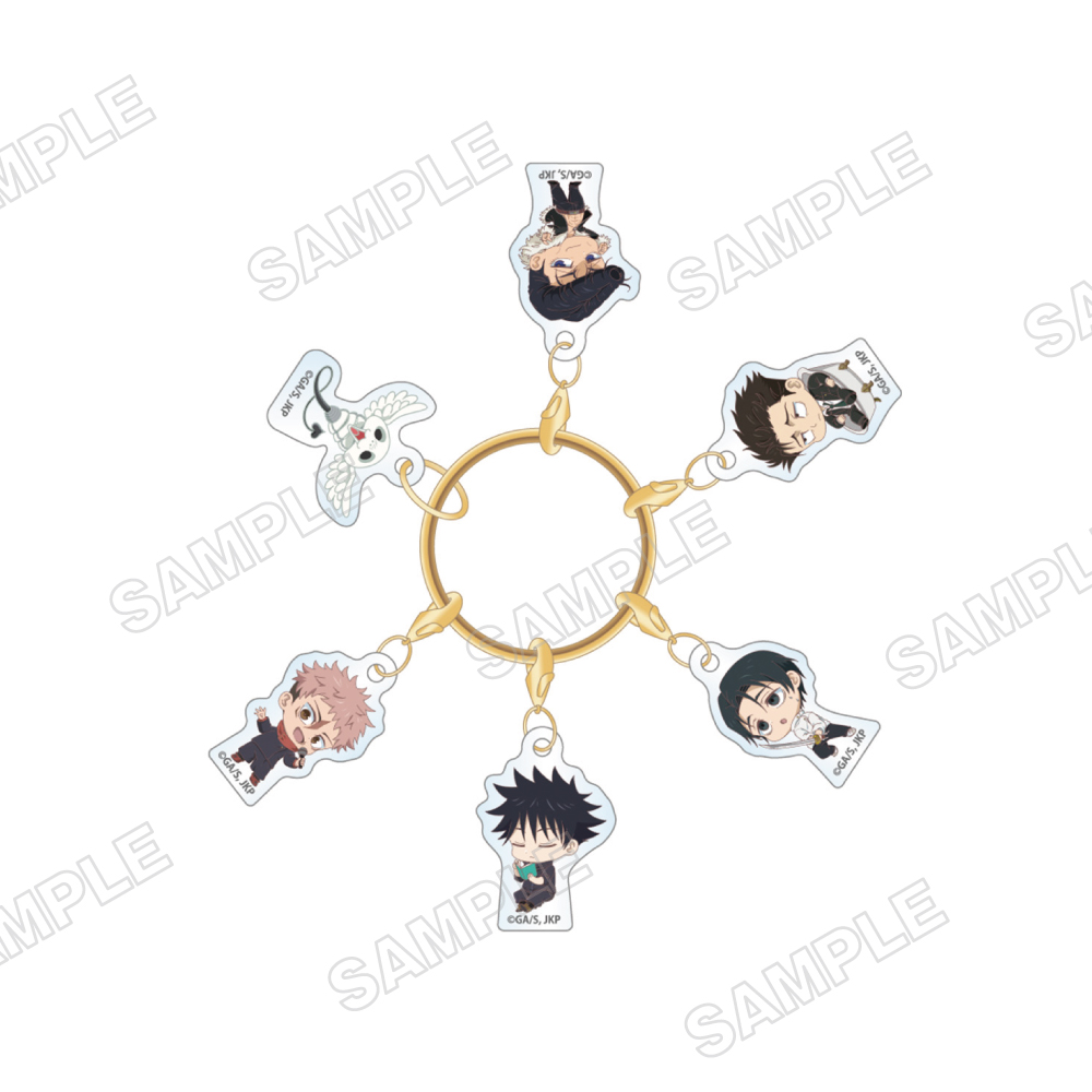 "Jujutsu Kaisen" Tsunagaru Acrylic Charm Set with Kogane -Ordinary-