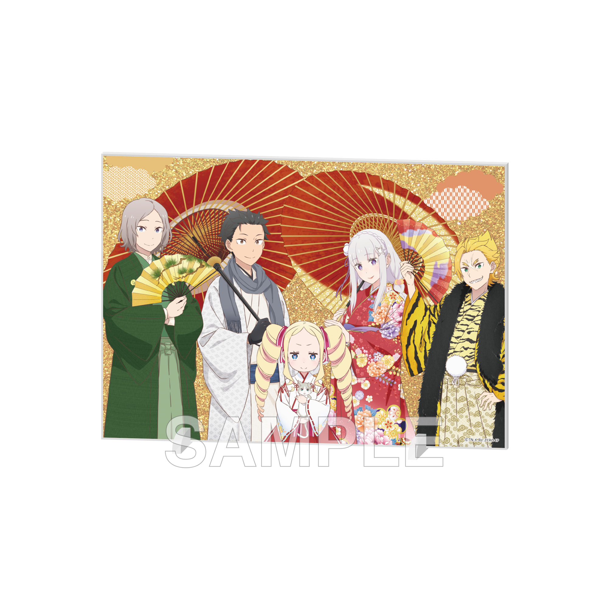 "Re:Zero kara Hajimeru Isekai Seikatsu" Acrylic Panel New Year Ver.