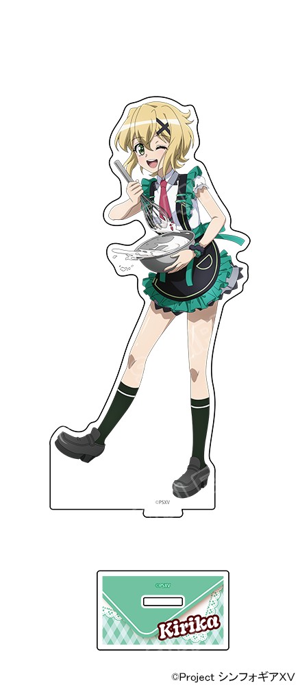 "Senki Zessho Symphogear XV" Pop Up Shop Big Acrylic Stand Akatsuki Kirika