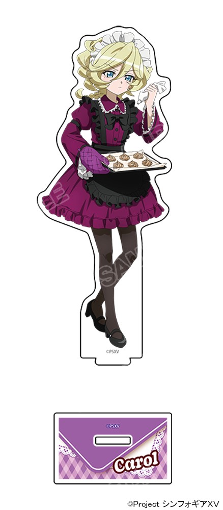 "Senki Zessho Symphogear XV" Pop Up Shop Big Acrylic Stand Carol Malus Dienheim