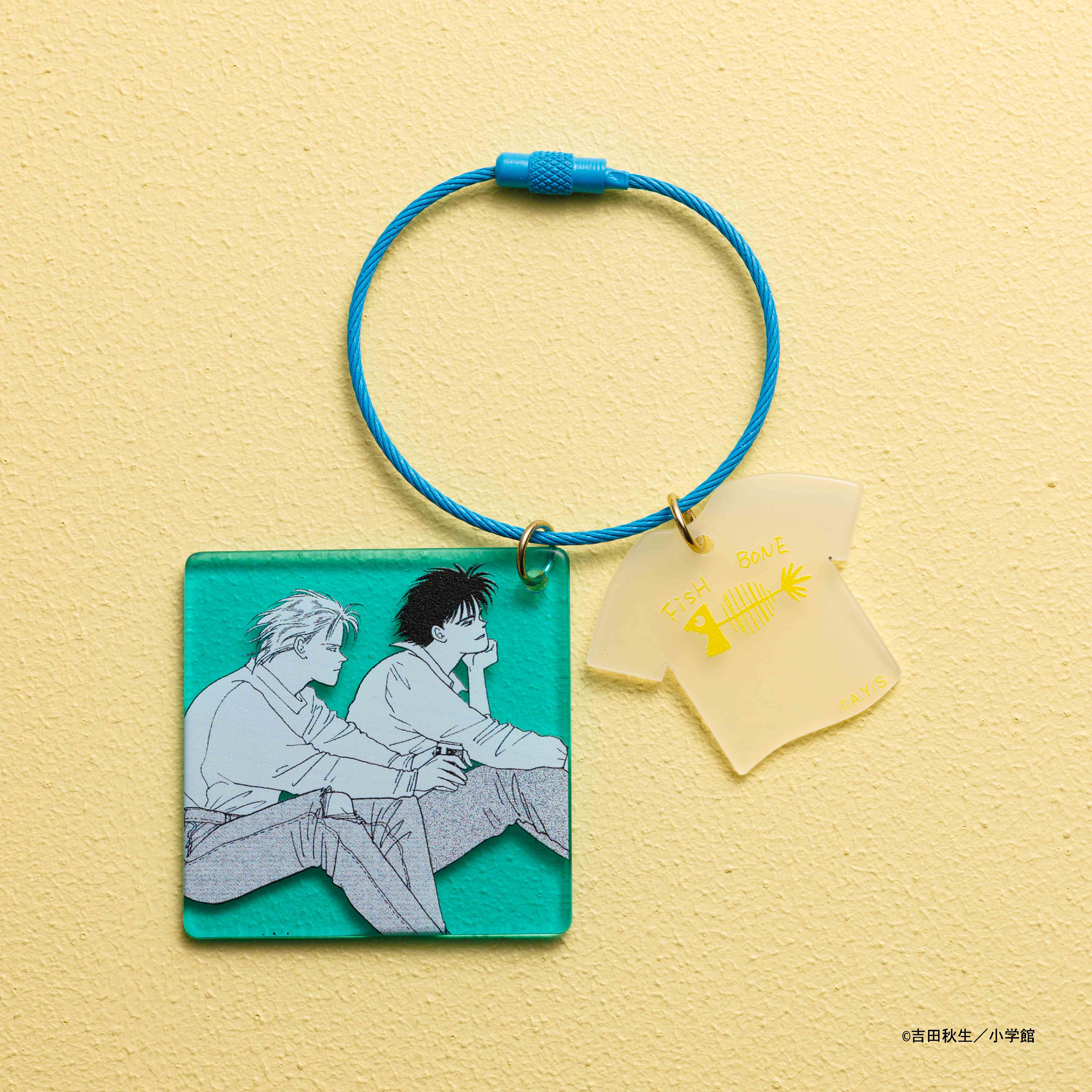 "Banana Fish" Double Acrylic Key Ring 2 Ash and Eiji