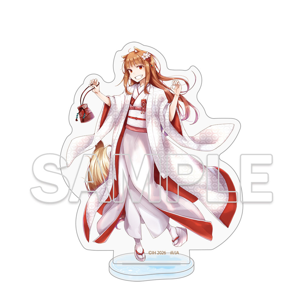 "Spice and Wolf" Original 20th Anniversary Acrylic Figure Shiromuku Ver.