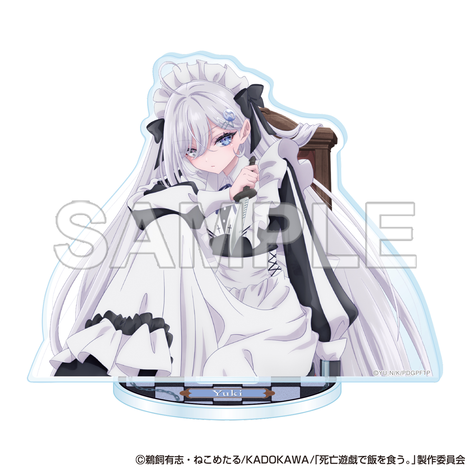 "Playing Death Games to Put Food on the Table" Acrylic Stand Figure Yuki (Ghost House)