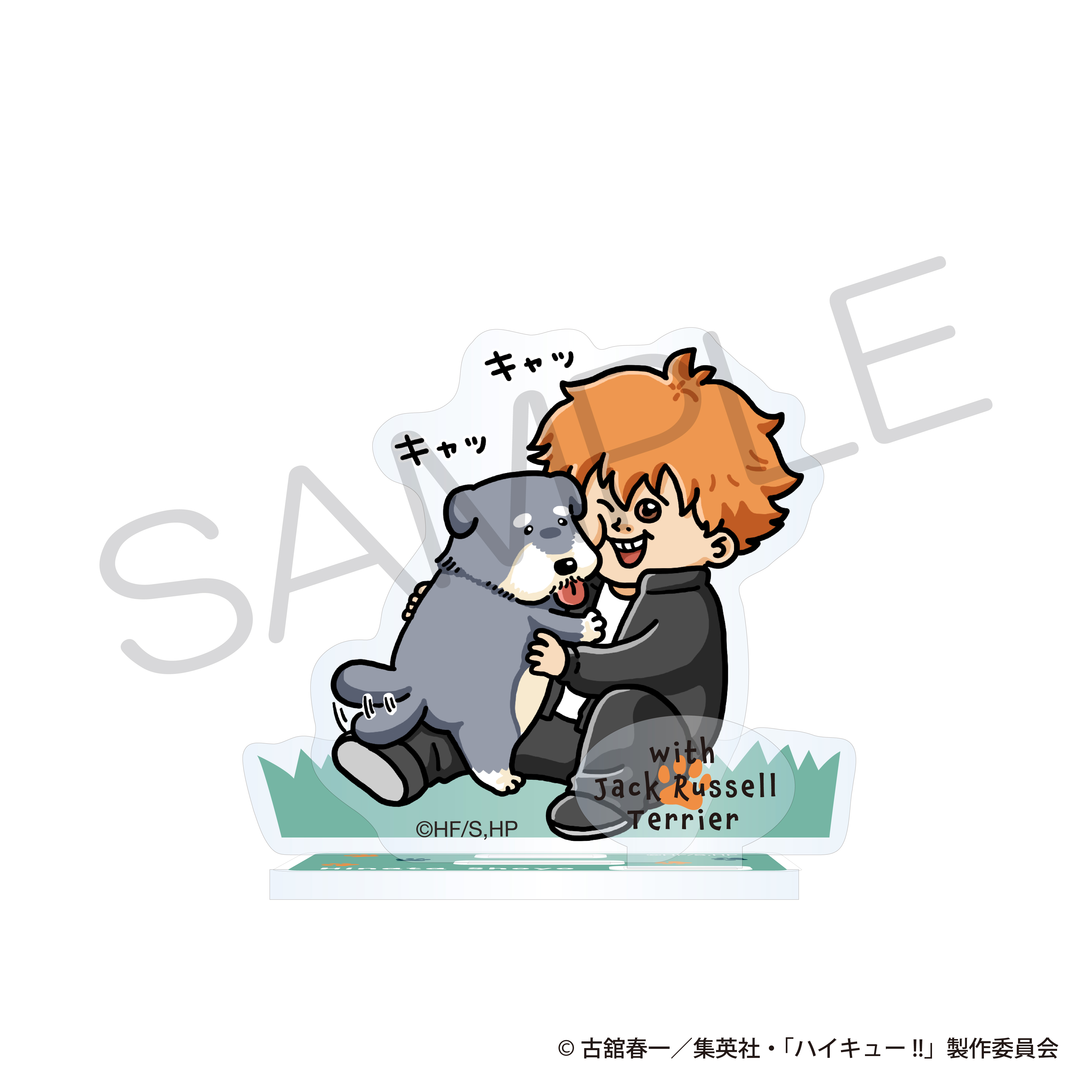 "Haikyu!!" Acrylic Stand with Animals Ver. Hinata Shoyo