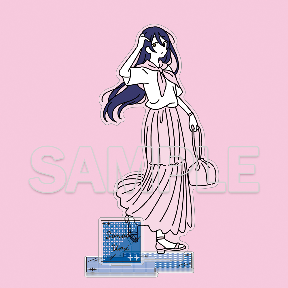 "Love Live!" Osanpo wa Kisetsu wo Matotte. Acrylic Figure Sonoda Umi