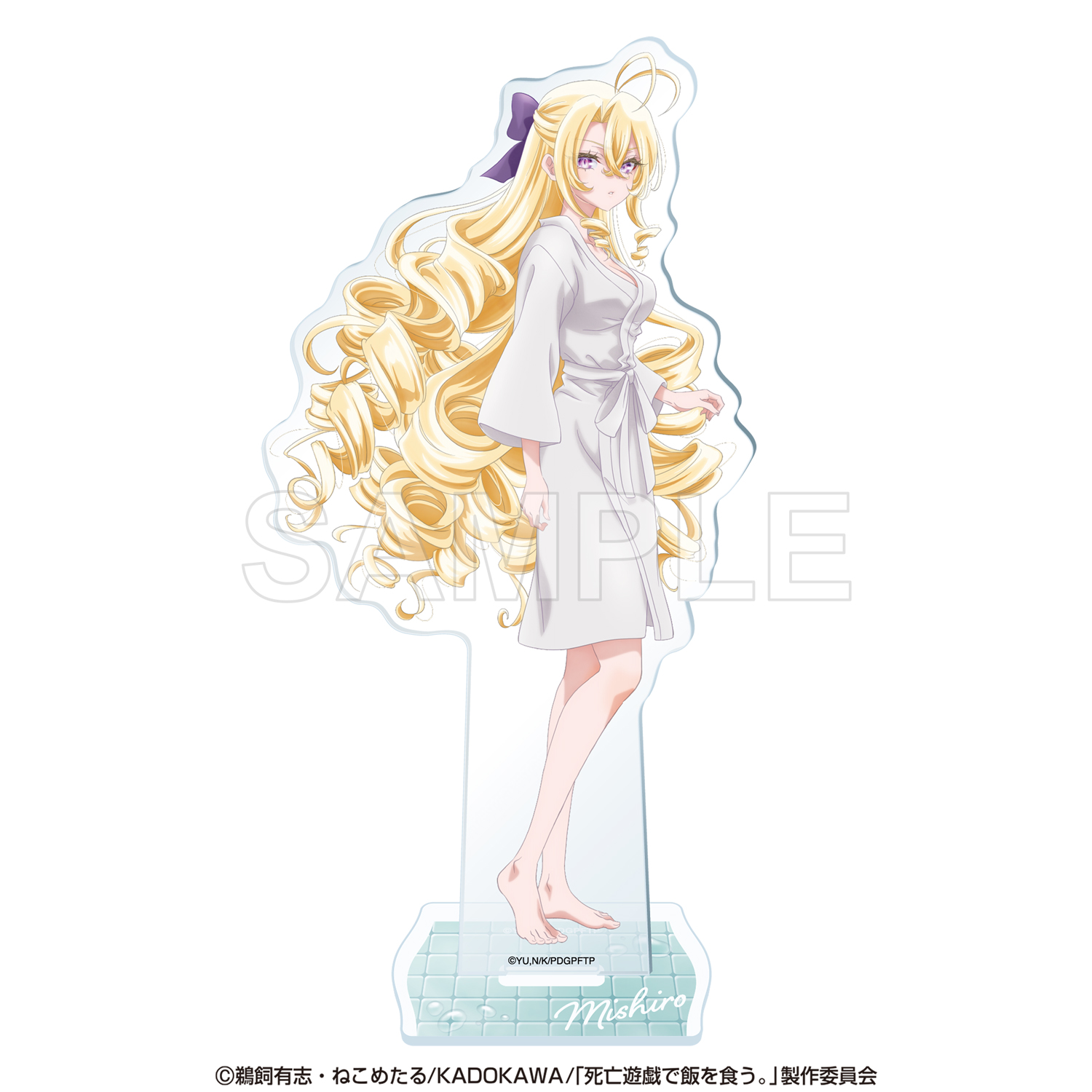 "Playing Death Games to Put Food on the Table" Acrylic Stand Figure Mishiro (Golden Bath)
