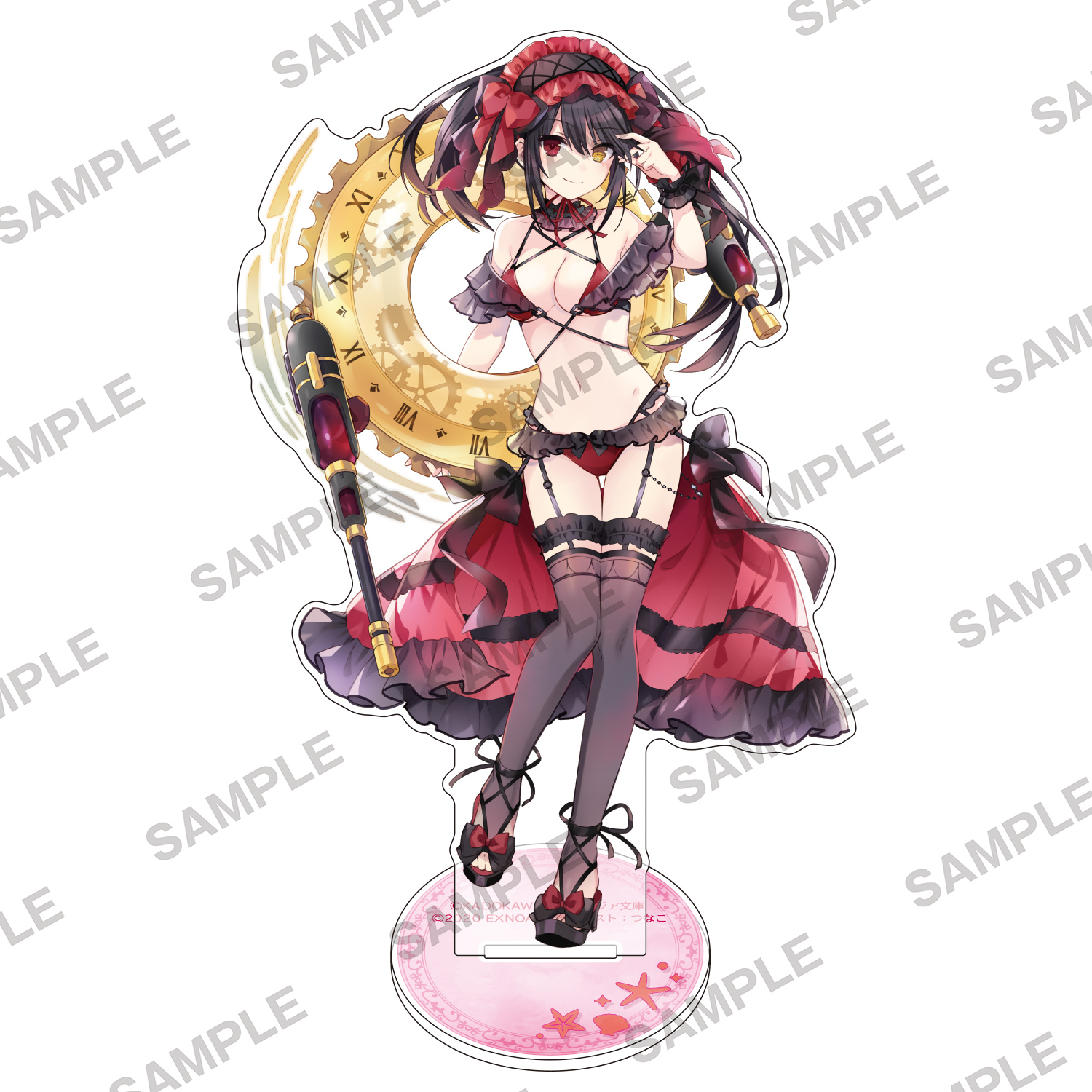"Date A Live" Aurora Acrylic Stand Tokisaki Kurumi Swimwear Ver. B