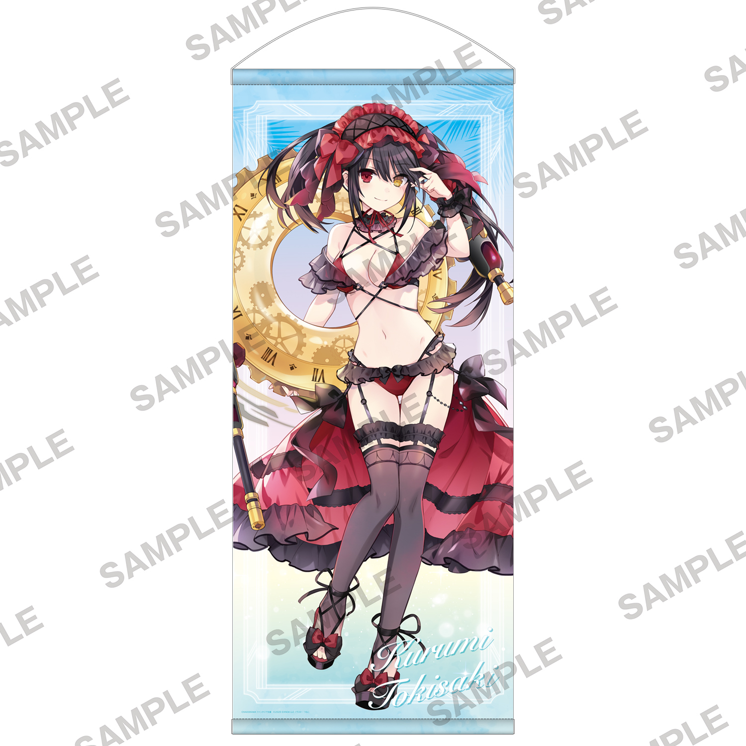 "Date A Live" Big Tapestry Tokisaki Kurumi Swimwear Ver. B