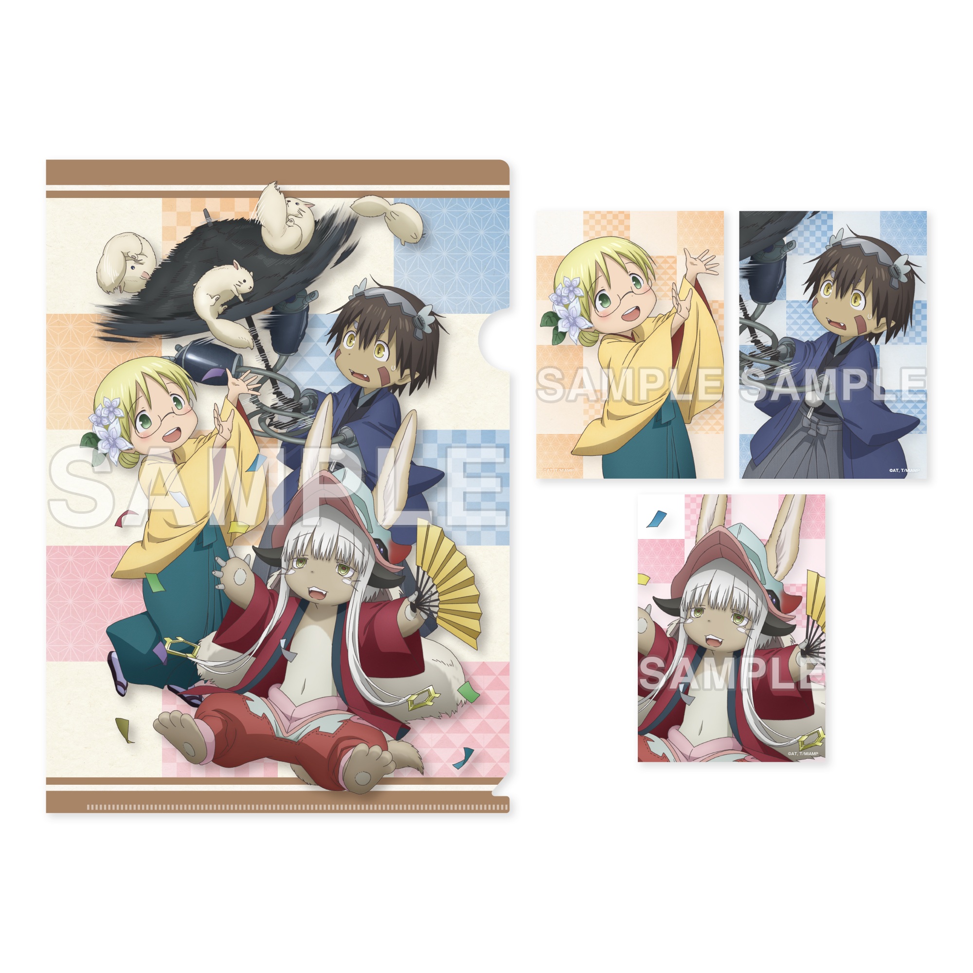 "Made in Abyss: Mezameru Shinpi" Clear File & Bromide Set Kimono Ver.